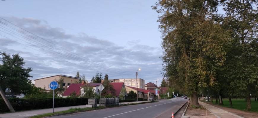 Gerai ar negerai, kad jau šviečia gatvės žibintai?