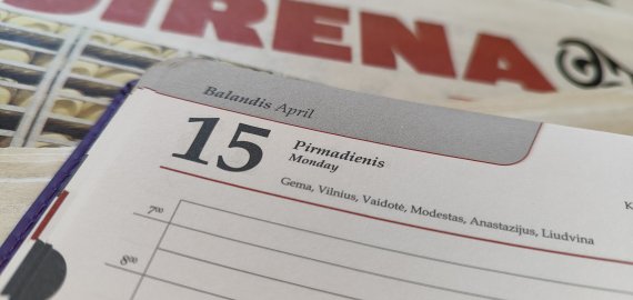 Balandžio 15-oji Lietuvoje ir pasaulyje