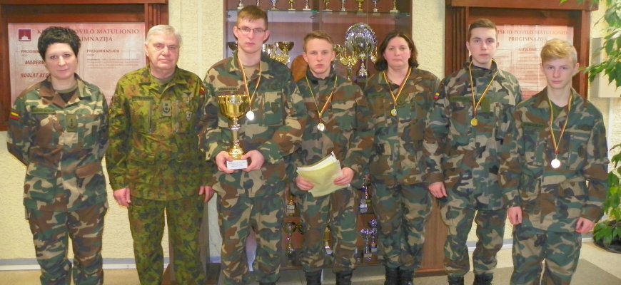 Žiemos penkiakovės varžybose - Pandėlio 13-osios kuopos šaulių triumfas