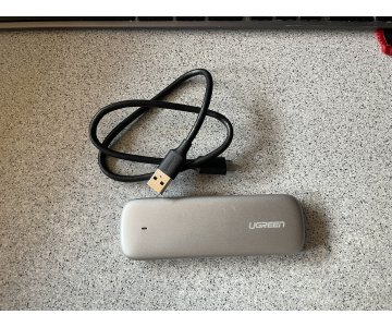 Išorinis NVME Ugreen su 256GB SSD Transend