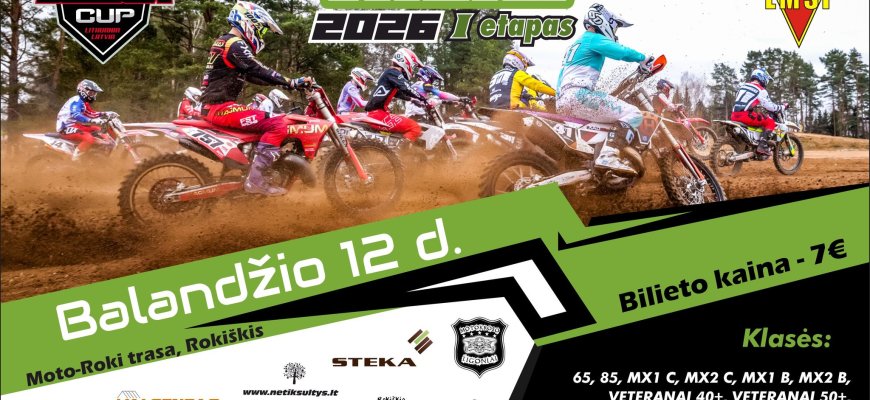 Rokiškio „Moto-Roki“ trasoje - „Sėlijos“ taurės I-ojo etapo varžybos