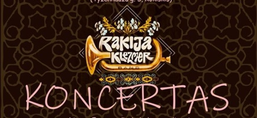RAKIJA KLEZMER BAND koncertas Rokiškio krašto muziejuje
