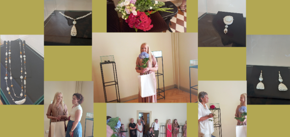 Vaidos Matiukaitės paroda „Stiklo atspindžiai“ – nuo odos dirbinių iki juvelyrikos (foto)