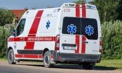 Susidūrė „Volvo” ir motociklas