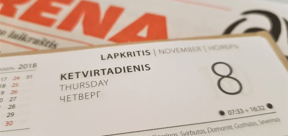Lapkričio 8-oji Lietuvoje ir pasaulyje