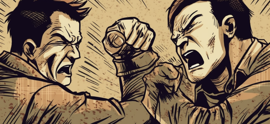 Išgertuvių metu susimušė