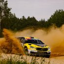 Pirmoji „Rokiškio Grand Rally“ diena: lyderiu tapo Deividas Gezevičius su Evaldu Kvederiu (foto)