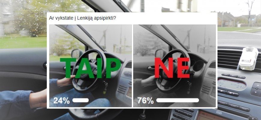 Rokiškėnai apsipirkinėti Lenkijoje nelinkę