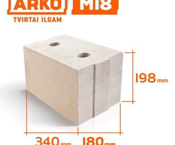 Blokeliai „Arko M18“