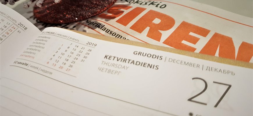 Gruodžio 27-oji Lietuvoje ir pasaulyje