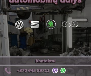 Naudotos automobilių dalys