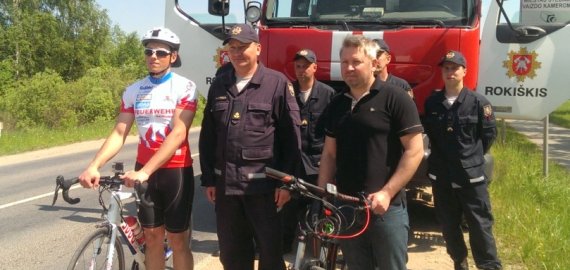 Keliauninkas aplink Lietuvą sustojo ir Rokiškyje 