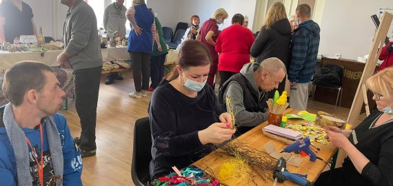 Skemų socialinės globos namuose vyko Velykinė edukacija (foto)