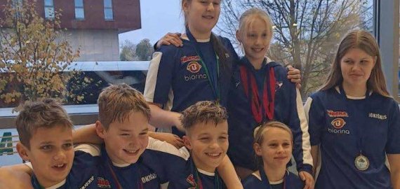 Plaukikai iš Rokiškio Lenkijoje pademonstravo kaip reikia plaukti (foto)