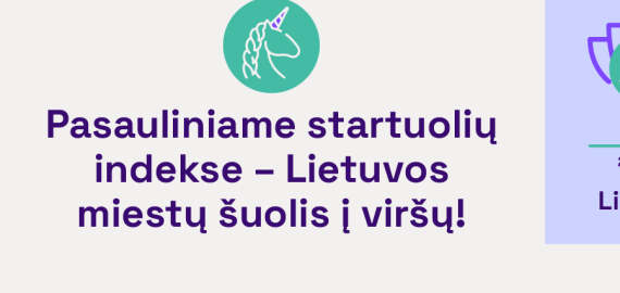 Vilnius ir Kaunas – tarp 200 geriausių pasaulio miestų startuoliams