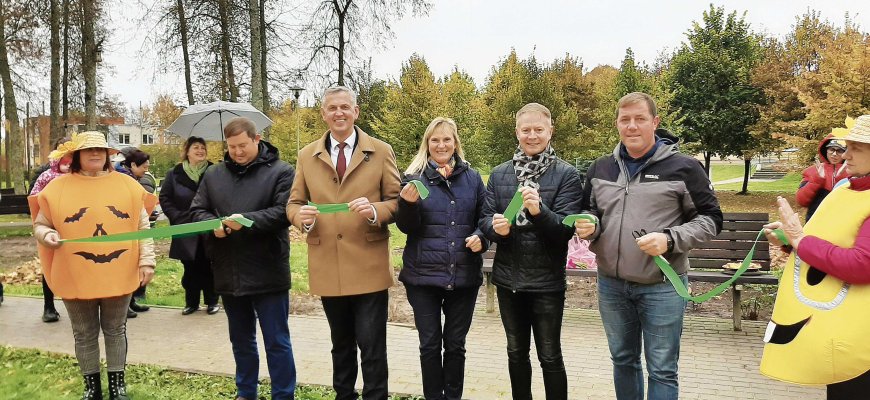 Iniciatyvi bendruomenė įkūrė naują laisvalaikio erdvę Kavoliškyje (foto)