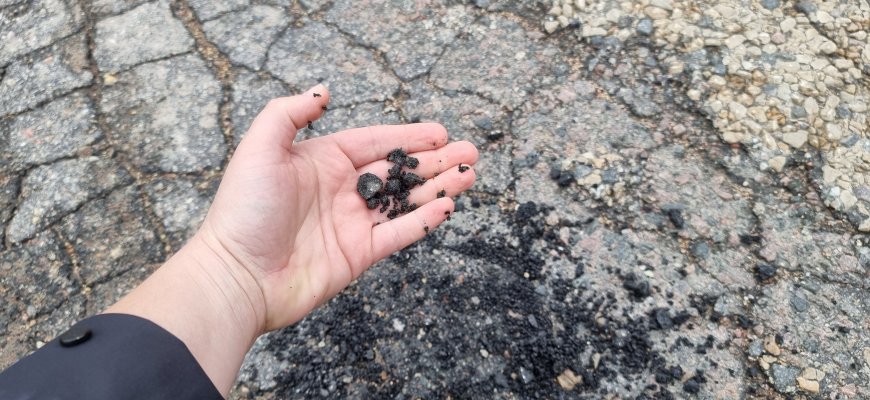 Imituojamas kelio Rokiškis-Jūžintai tvarkymas (foto)