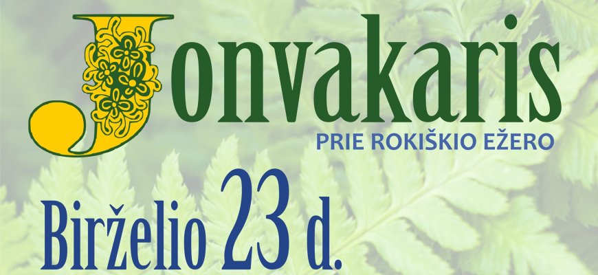 Jonvakaris prie Rokiškio ežero