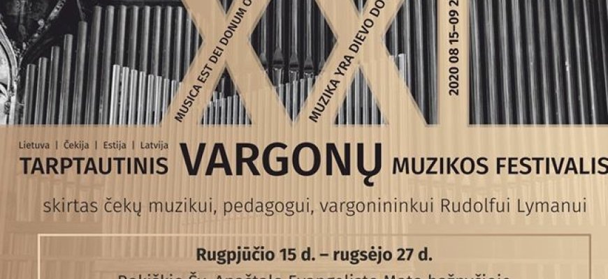 Tarptautinis vargonų muzikos festivalis | 2020 - jau greitai