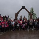 Šventinis akcentas – bėgimas Rokiškio gatvėmis (foto)
