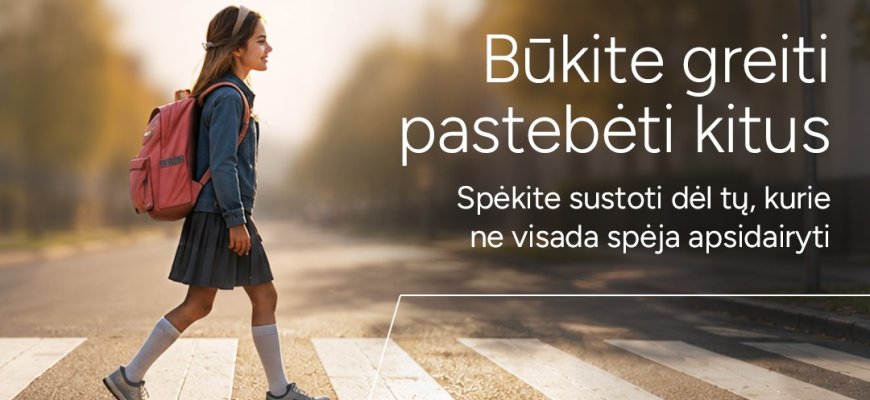 Artėjant rugsėjo 1-ajai vairuotojai kviečiami būti greiti pastebėti kitus