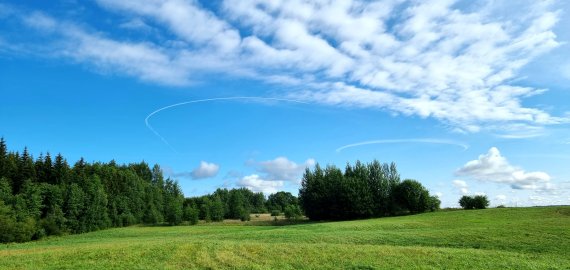 Virš Rokiškio įtartinai ratus sukė neatpažintas lėktuvas (video+foto)
