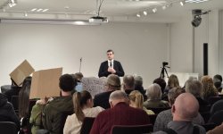 Rokiškėnų susitikimas su R. Žemaitaičiu (foto+video)