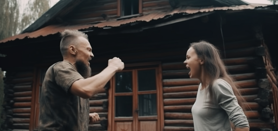 Neblaivus vyras sukėlė fizinį skausmą neblaiviai moteriai