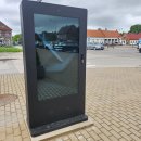 Dar daugiau modernizacijos: reklaminėms renginių afišoms Rokiškyje įrengti du nauji skaitmeniniai stendai