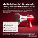 „Rokiškio Sirenoje“ džiaugsmu ir palaikymu dalinkitės NEMOKAMAI!