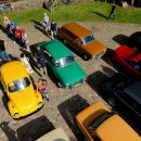 Rokiškyje gyva tradicija birželio pradžioje keliauti retro automobiliais (foto)