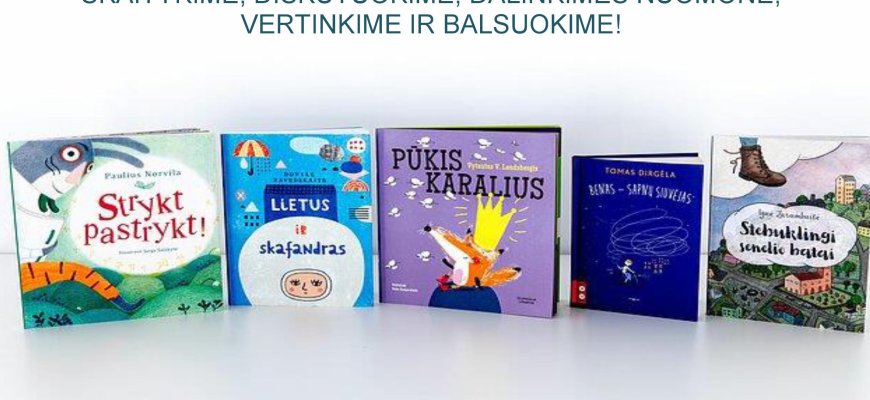 Geriausios 2019 metų knygos vaikams rinkimai
