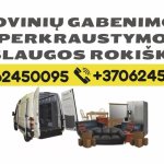 Krovinių gabenimas ir perkraustymas, sniego valymas