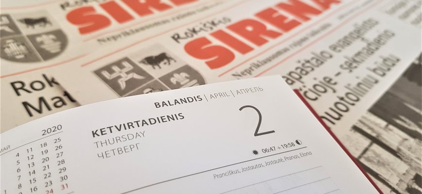 Balandžio 2-oji Lietuvoje ir pasaulyje