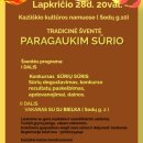 Kazliškyje - tradicinė šventė „Paragaukim sūrio“
