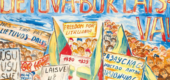 Virtualioje galerijoje ir Rokiškėnų 1991 metais piešti piešiniai