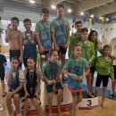 Su garsiausiais Lietuvos plaukikais plaukimo čempionate varžėsi 4 jaunieji sportininkai iš Rokiškio