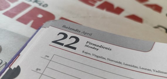 Balandžio 22-oji Lietuvoje ir pasaulyje