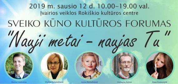 Kultūros sostinė kviečia į sveiko kūno kultūros forumą