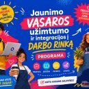 Jaunuolių įdarbinimo programos jubiliejus: 5-aisiais metais – daugiau nei dviguba suma