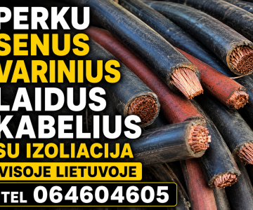Perka laidus, kabelius