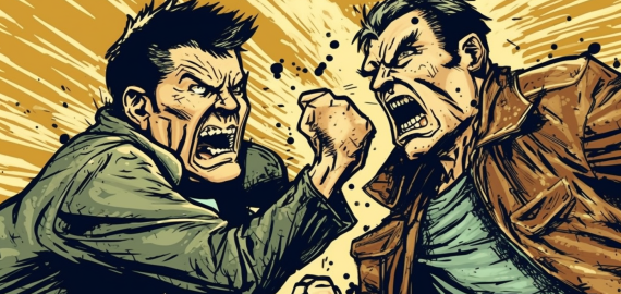 Smurtavo ir apgadino automobilį