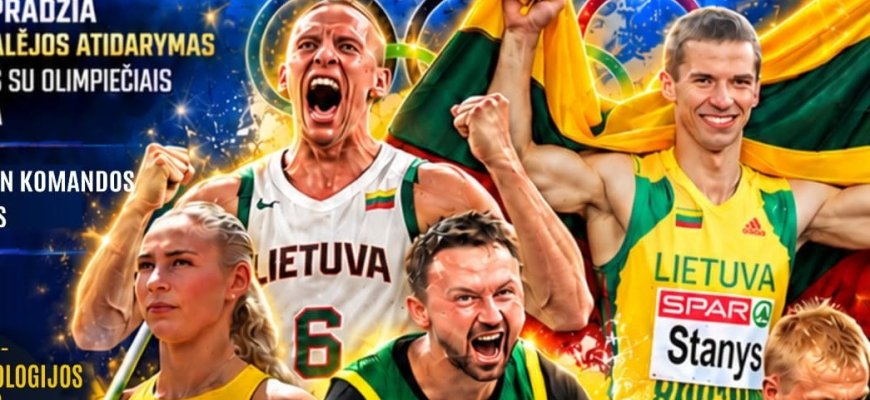 Rokiškio arenoje – iškilmingas Olimpiečių alėjos atidarymas ir susitikimas su jais