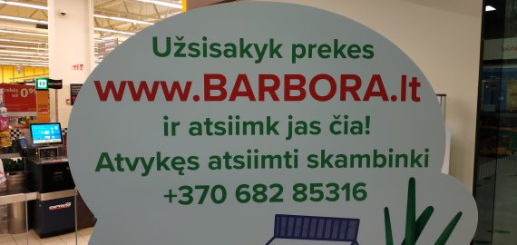 Rokiškyje atsidarė „Barbora Express“ pirkinių atsiėmimo stotelė