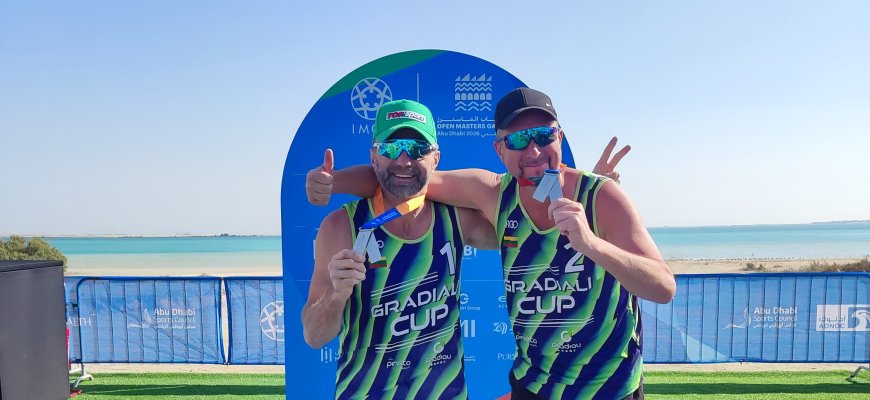 Rokiškėnas Raimis Dilys Abu Dabyje iškovojo garbingą antrąją vietą