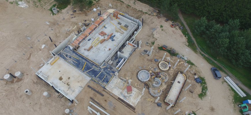 Kaip statomas Rokiškio baseinas (video)