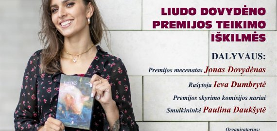 Bibliotekoje vyks Liudo Dovydėno premijos teikimo iškilmės
