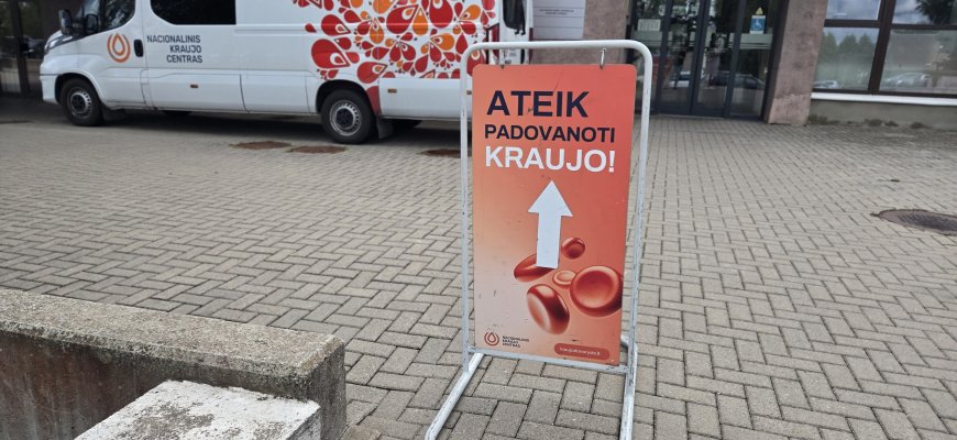 Rokiškyje – kraujo donorystės akcija