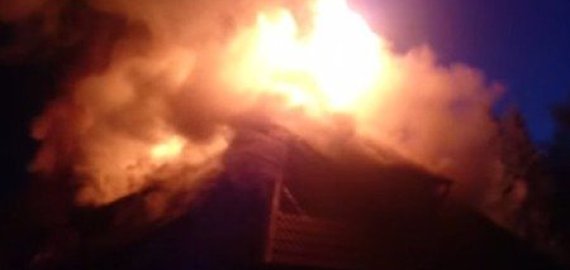 Šeštadienį Obelių seniūnijoje sudegė pirtis