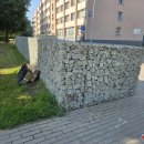 Gabionai paslėps dar keturias konteinerių aikšteles